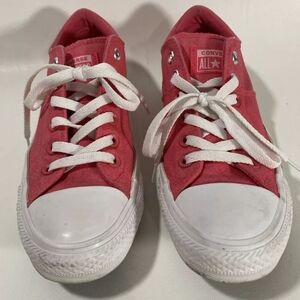 Converse All Star Women’s Sz 8.5 Low Top Sneakers 564332F Hot Pink EUC
